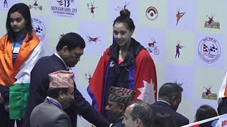 Gaurika Singh Gold Medal Match  South Asian Games SAG 2019 Nepal [upl. by Ferretti60]