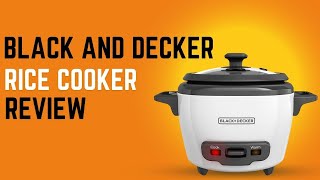 BLACK And DECKER RC503 Uncooked Rice Cooker Review [upl. by Noirda504]