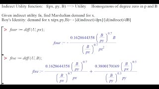 Marshallian amp Hicksian Demand Indirect Utility and Expenditure Functions [upl. by Anivlem485]