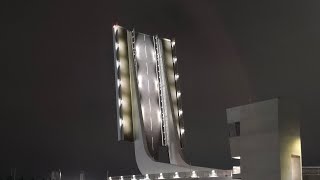 The night before the grand opening of the Gull Wing Bridge Lowestoft [upl. by Sylado]