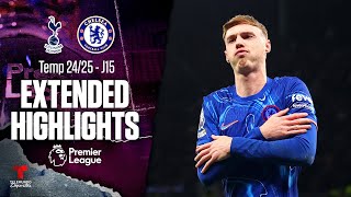 Tottenham vs Chelsea  Highlights Premier League  Jornada 15  Telemundo Deportes [upl. by Winnick]