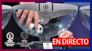 🔴SORTEO UEFA CHAMPIONS LEAGUE Y EUROPA LEAGUE 2023 EN VIVO  SORTEO DE LA CHAMPIONS 2023 EN DIRECTO [upl. by Annaerda]