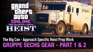 GTA Online The Diamond Casino Heist  Gruppe Sechs Gear Part 1 amp 2 The Big Con  Solo [upl. by Eniaral]