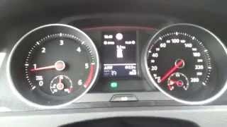 VW Golf 7 GTD 20 TDI 184PS 0  200 Kmh Stock Beschleunigung Acceleration [upl. by Brande19]