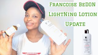 FRANÇOISE BEDON LIGHTNING LOTION UPDATE AND ANSWERING YOUR QUESTIONS [upl. by Docilu]