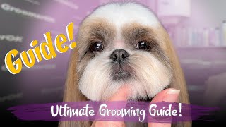 How to Groom a Shih Tzu  Complete StepbyStep Tutorial for Perfect Shih Tzu Grooming [upl. by Couhp]