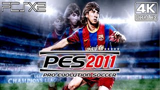 PES 2011  PS2 Gameplay 4K 60FPS PCSX2 [upl. by Tait]