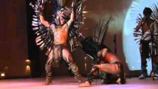 Native American Dance at the Moon Palace in Cancun Mexico [upl. by Brozak]