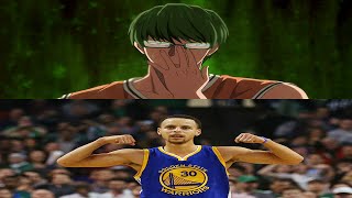 Curry is Midorima  Warriors vs Thunder 20160227 [upl. by Aical]