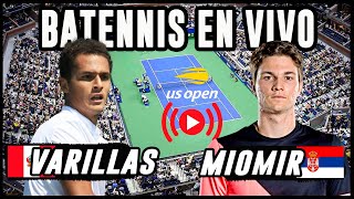 Juan Pablo Varillas vs Miomir Kecmanovic  US Open 2023  EN VIVO [upl. by Alidia]