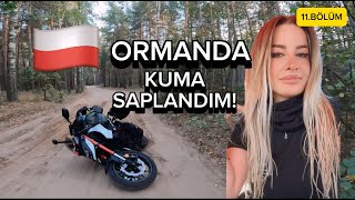 POLONYADA MOTOSİKLETİMİ DÜŞÜRDÜM GÜZEL YOL SONRASI YAŞANANLAR MOTOSİKLET İLE AVRUPA TURU BÖLÜM 11 [upl. by Essilem]