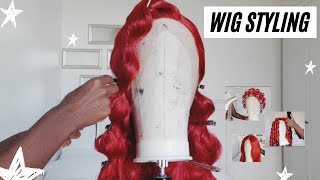 STYLING SYNTHETIC WIG [upl. by Kingsbury435]