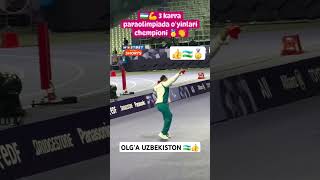 3 KARRA PARAOLIMPIADA OYINLAR CHEMPIONI 🥇🇺🇿👍 uzbekistan instagram funny 1million rek uzb 1m [upl. by Thgiwd809]