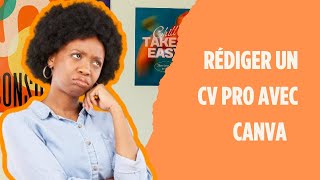 Comment Rédiger un CV Professionnel avec Canva  Modèles et Astuces [upl. by Nitaj292]