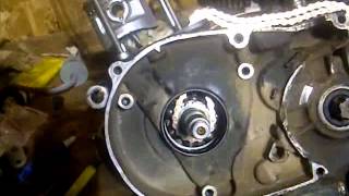 XR 100 timing gear repair [upl. by Flanigan]