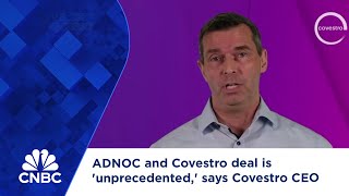 ADNOC and Covestro deal is unprecedented says Covestro CEO [upl. by Enifesoj]