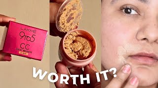 Lakme 9 to 5 cc mousse foundation review after a month [upl. by Kalila]