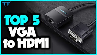 Best VGA to HDMI Adapter 2022  Best VGA to HDMI Converter Top 5 Best Reviewed [upl. by Milde183]