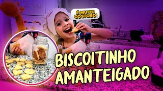 Como Fazer DELICIOSOS Biscoitos de Manteiga  FICA MUITO GOSTOSO Comidinhas da Antonella [upl. by Ikin]