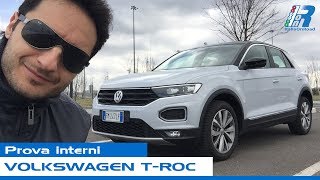 Prova interni Volkswagen TRoc  test drive [upl. by O'Meara]