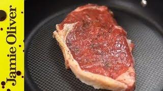 How To cook steak with Jamie Olivers mate Pete [upl. by Meensat]