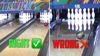 How to curve a bowling ball the RIGHT way [upl. by Acisej]