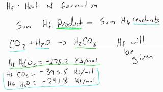 Calculate Heat of Reaction [upl. by Howund84]