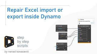 Repair Excel import or export inside Dynamo [upl. by Bonacci295]