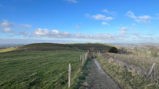 A walk up Hambledon Hill Iron Age Fort Dorset [upl. by Ahcsrop]