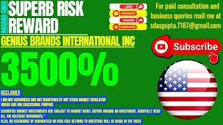 GNUS STOCK  GENIUS BRANDS INTERNATIONAL INC SUPERB RISK REWARD [upl. by Dario]