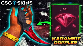 KARAMBIT DOPPLER KATLADIM Csgoskins Promo Code 2024 [upl. by Eisaj]