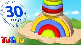 TuTiTu Compilacion  Torre de arcoiris  Juguetes para niños pequeños  30 minutos Especial [upl. by Donnelly956]