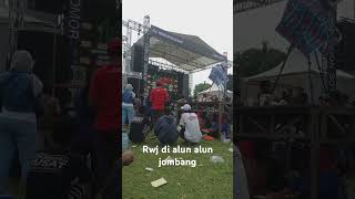 Rwj perdanan di alun alun Jombang shorts horeg [upl. by Ellekcim]