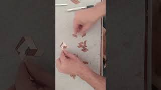 Como hacer un mosaico de marquetería inlay arteenmadera arte marquetry [upl. by Euqinot54]