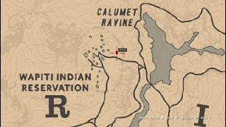 Calumet Turquoise Earrings location August 3 for Beaver Tooth Trinket from Gus store  RDR2 Online [upl. by Ailen]