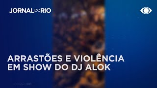 Arrastões e violência em show do DJ Alok [upl. by Sinegra491]