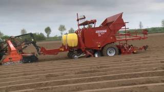 GRIMME GL 34 T  Potato Planter with moving floor unit [upl. by Wallie342]