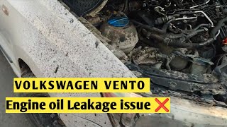 VW VENTO Engine Oil leakage problem TheRearHub volkswagen vento automotive [upl. by Goldi]