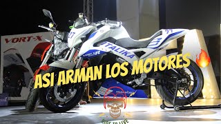 ASI ENSAMBLAN LOS MOTORES DE MOTOS CHINAS [upl. by Euqinad]