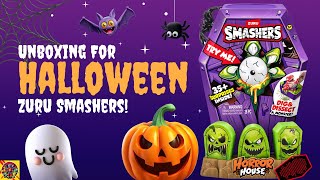 HALLOWEEN UNBOXING Zuru Smashers Are these bananas or maggots [upl. by Friend]