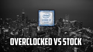 i7 5820k46Ghz Overclock vs Stock  GTX 1080 [upl. by Essilevi239]