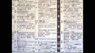 昭和（1980年代）の新聞のテレビ番組欄（Part2） [upl. by Eoj]