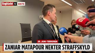 SE LIVE Rettssaken mot terrortiltalte Zaniar Matapour [upl. by Serra]