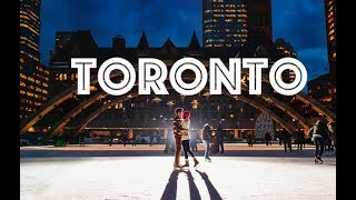 El centro de Toronto canada Patinar sobre Hielo [upl. by Nared670]