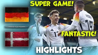 Germany u21 vs Denmark u21  International Friendly  Highlights 15112024 [upl. by Duster]