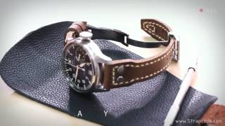 IWC Big Pilot Deployant Buckle  MiLTAT Straps Show [upl. by Ikila275]