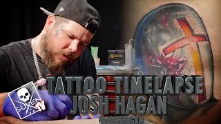 Tattoo Time Lapse  Josh Hagan [upl. by Okihcas]