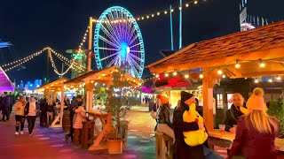 Winter Wonderland Hyde Park London 🎡✨ Christmas London Walk Tour 2021 4K HDR [upl. by Eolande742]