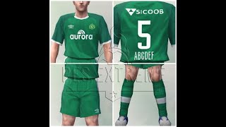 Kit PES 6  Uniforme Chapecoense 202122 TUTORIAL [upl. by Prospero]