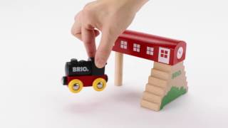 BRIO World  33615 Classic Bridge Station [upl. by Felise]